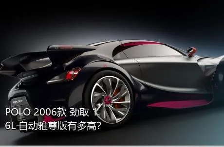 POLO 2006款 劲取 1.6L 自动雅尊版有多高？
