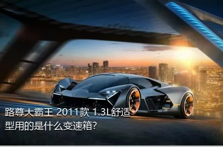 路尊大霸王 2011款 1.3L舒适型用的是什么变速箱？