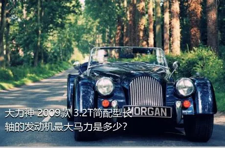 大力神 2009款 3.2T简配型长轴的发动机最大马力是多少？