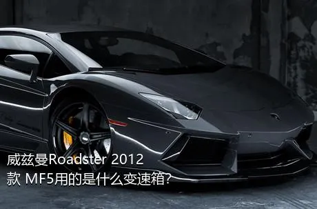 威兹曼Roadster 2012款 MF5用的是什么变速箱？