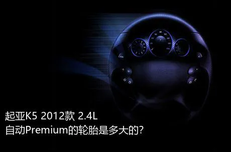 起亚K5 2012款 2.4L 自动Premium的轮胎是多大的？