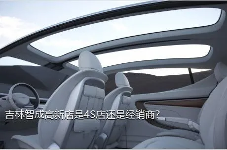 吉林智成高新店是4S店还是经销商？