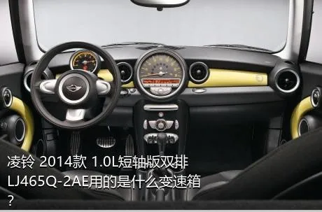 凌铃 2014款 1.0L短轴版双排LJ465Q-2AE用的是什么变速箱？