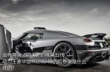 金杯海狮 2014款 2.0L第五代动力王豪华型4G20D4B的后悬架是什么样的？