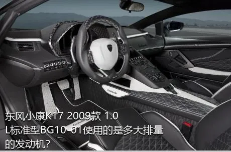 东风小康K17 2009款 1.0L标准型BG10-01使用的是多大排量的发动机？
