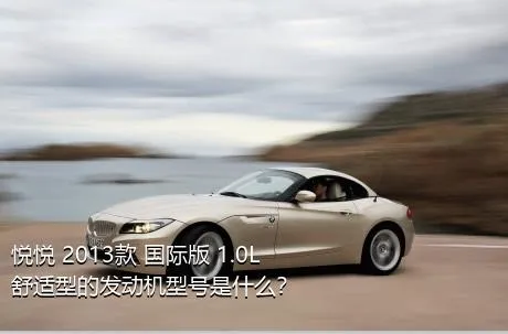 悦悦 2013款 国际版 1.0L 舒适型的发动机型号是什么？