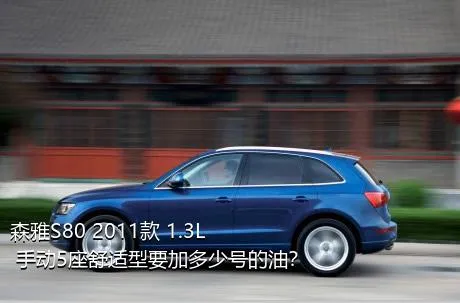 森雅S80 2011款 1.3L 手动5座舒适型要加多少号的油？