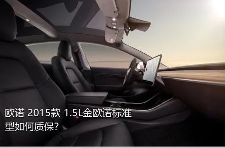 欧诺 2015款 1.5L金欧诺标准型如何质保？
