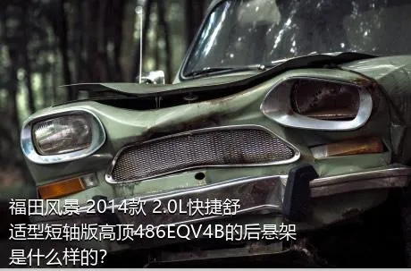 福田风景 2014款 2.0L快捷舒适型短轴版高顶486EQV4B的后悬架是什么样的？