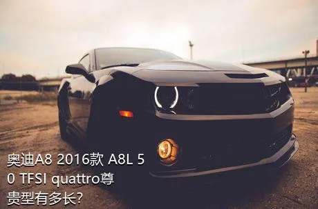 奥迪A8 2016款 A8L 50 TFSI quattro尊贵型有多长？