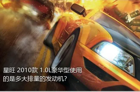 星旺 2010款 1.0L豪华型使用的是多大排量的发动机？