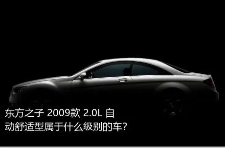 东方之子 2009款 2.0L 自动舒适型属于什么级别的车？