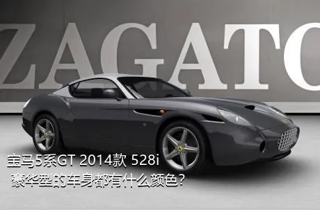 宝马5系GT 2014款 528i 豪华型的车身都有什么颜色？