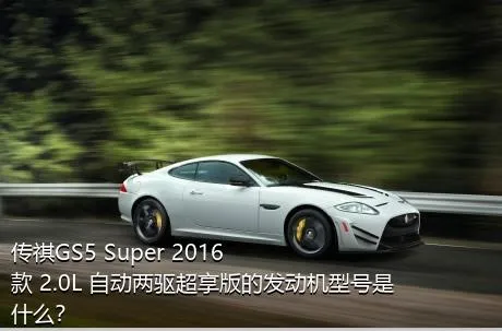 传祺GS5 Super 2016款 2.0L 自动两驱超享版的发动机型号是什么？