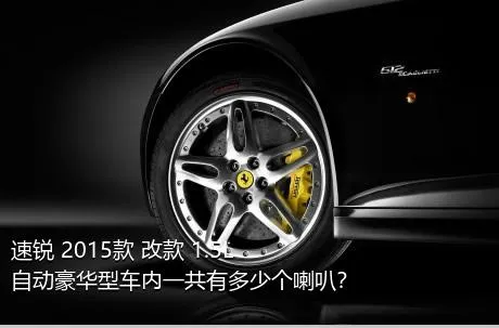 速锐 2015款 改款 1.5L 自动豪华型车内一共有多少个喇叭？