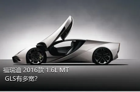 福瑞迪 2016款 1.6L MT GLS有多宽？