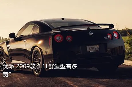 优派 2009款 1.1L舒适型有多宽？