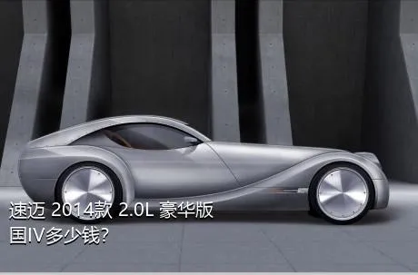 速迈 2014款 2.0L 豪华版 国IV多少钱？