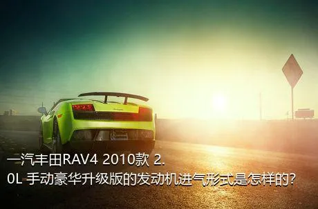 一汽丰田RAV4 2010款 2.0L 手动豪华升级版的发动机进气形式是怎样的？