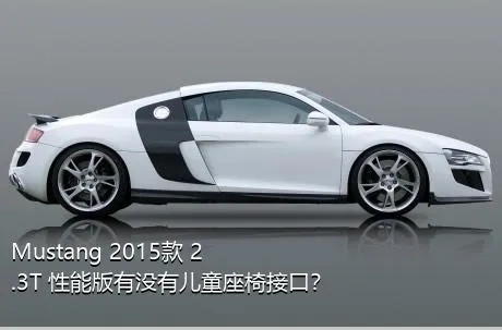 Mustang 2015款 2.3T 性能版有没有儿童座椅接口？