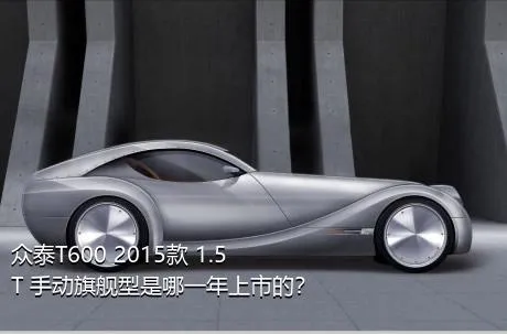 众泰T600 2015款 1.5T 手动旗舰型是哪一年上市的？