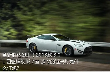 全新胜达(进口) 2013款 3.0L 四驱旗舰版 7座 欧IV的近光灯是什么灯泡？