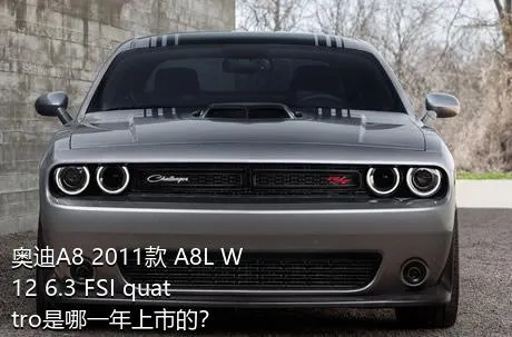 奥迪A8 2011款 A8L W12 6.3 FSI quattro是哪一年上市的？