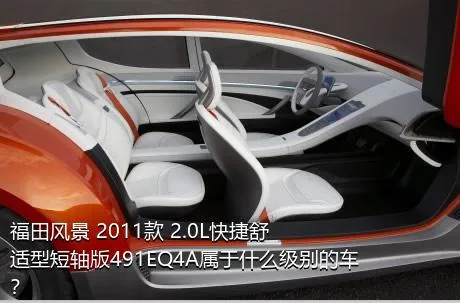 福田风景 2011款 2.0L快捷舒适型短轴版491EQ4A属于什么级别的车？