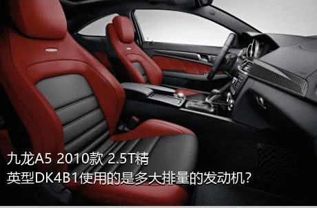 九龙A5 2010款 2.5T精英型DK4B1使用的是多大排量的发动机？