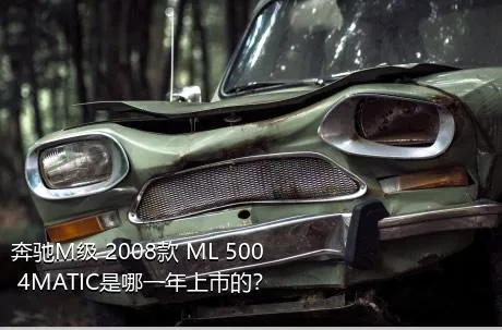 奔驰M级 2008款 ML 500 4MATIC是哪一年上市的？