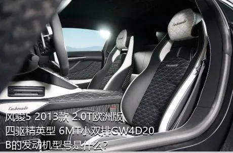 风骏5 2013款 2.0T欧洲版 四驱精英型 6MT小双排GW4D20B的发动机型号是什么？