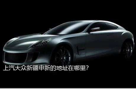 上汽大众新疆申新的地址在哪里？