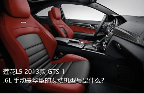莲花L5 2013款 GTS 1.6L 手动豪华型的发动机型号是什么？