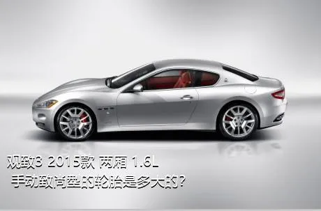 观致3 2015款 两厢 1.6L 手动致尚型的轮胎是多大的？