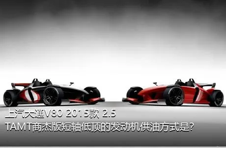上汽大通V80 2015款 2.5TAMT商杰版短轴低顶的发动机供油方式是？