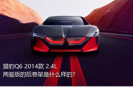 猎豹Q6 2014款 2.4L 两驱版的后悬架是什么样的？