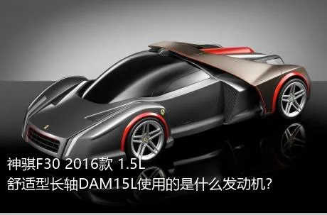 神骐F30 2016款 1.5L舒适型长轴DAM15L使用的是什么发动机？