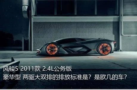 风骏5 2011款 2.4L公务版 豪华型 两驱大双排的排放标准是？是欧几的车？