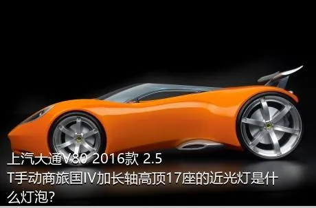 上汽大通V80 2016款 2.5T手动商旅国IV加长轴高顶17座的近光灯是什么灯泡？
