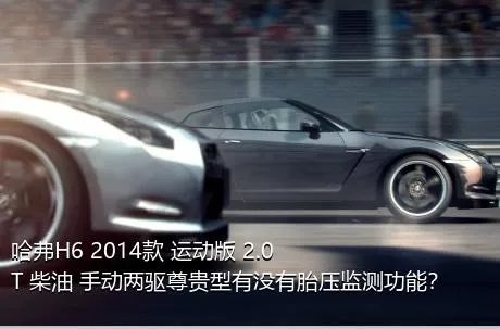 哈弗H6 2014款 运动版 2.0T 柴油 手动两驱尊贵型有没有胎压监测功能？