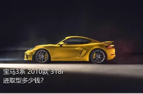 宝马3系 2010款 318i 进取型多少钱？