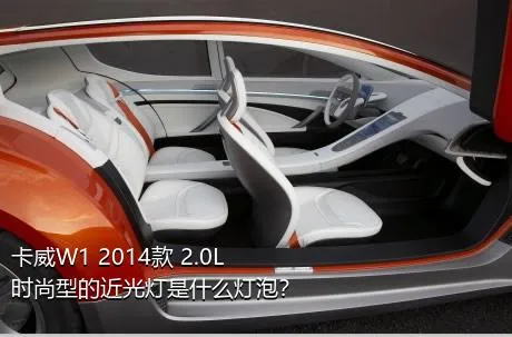 卡威W1 2014款 2.0L 时尚型的近光灯是什么灯泡？