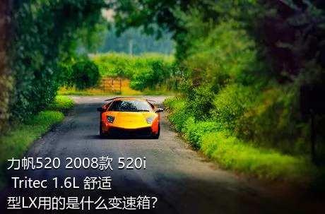 力帆520 2008款 520i Tritec 1.6L 舒适型LX用的是什么变速箱？
