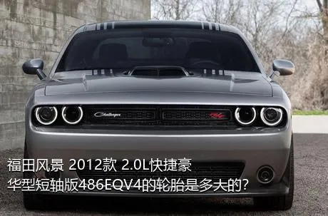 福田风景 2012款 2.0L快捷豪华型短轴版486EQV4的轮胎是多大的？