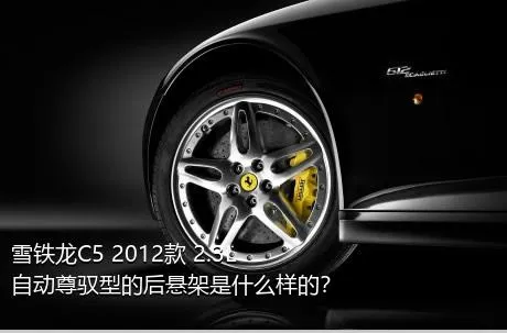 雪铁龙C5 2012款 2.3L 自动尊驭型的后悬架是什么样的？