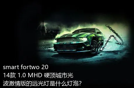 smart fortwo 2014款 1.0 MHD 硬顶城市光波激情版的远光灯是什么灯泡？