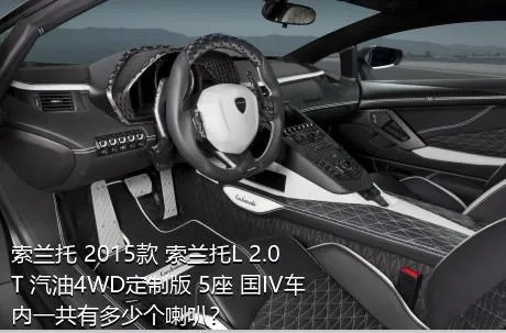 索兰托 2015款 索兰托L 2.0T 汽油4WD定制版 5座 国IV车内一共有多少个喇叭？