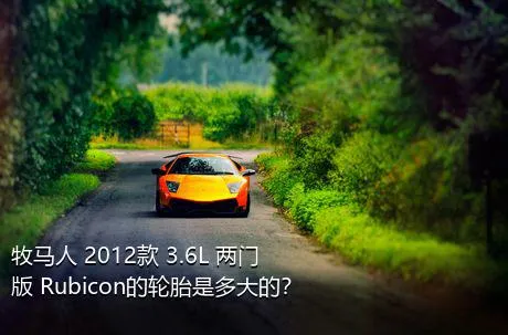 牧马人 2012款 3.6L 两门版 Rubicon的轮胎是多大的？