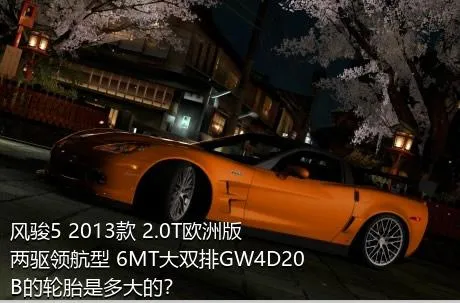 风骏5 2013款 2.0T欧洲版 两驱领航型 6MT大双排GW4D20B的轮胎是多大的？
