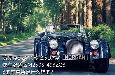 蒙派克E 2010款 2.5L财富快车舒适版M250S-493ZQ3B的前悬架是什么样的？